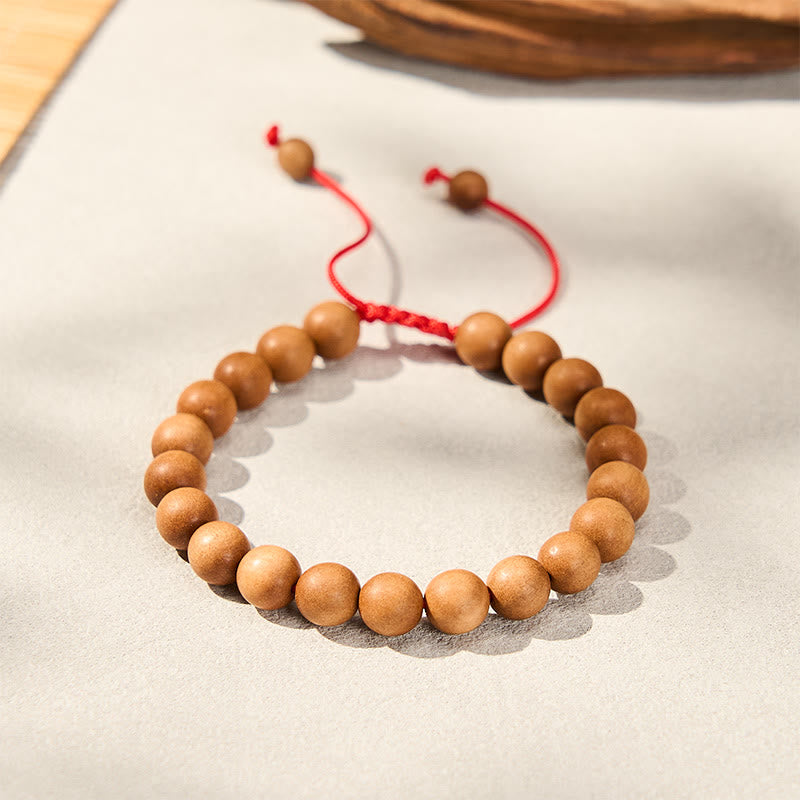 Sandalwood Tibetan Sandalwood Beads Wrist Mala — product view 3