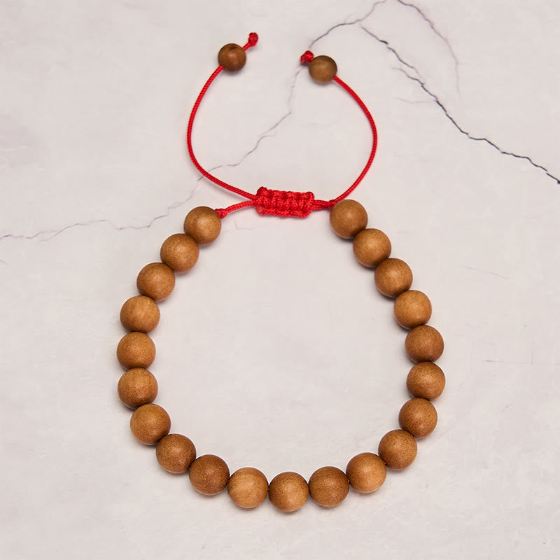 Sandalwood Tibetan Sandalwood Beads Wrist Mala — product view 4