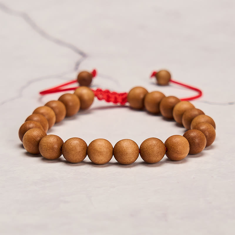 Sandalwood Tibetan Sandalwood Beads Wrist Mala — product view 5