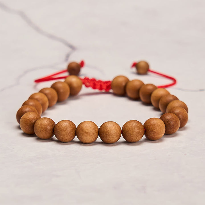 Sandalwood Tibetan Sandalwood Beads Wrist Mala — product view 5