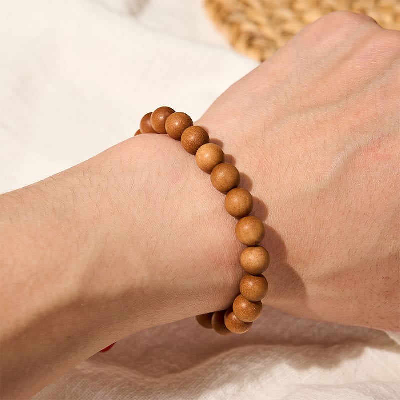 Sandalwood Tibetan Sandalwood Beads Wrist Mala — product view 10