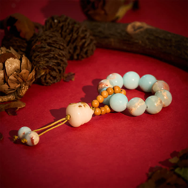 Shoushan Stone Charcoal-Grilled Cat Beads Tactile Meditation Beads — product view 8