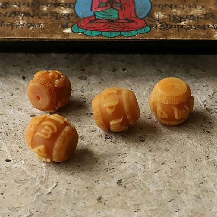 Tibetan Bodhi Seed Bagua Vajra 108-Bead Mala Bracelet — product view 8
