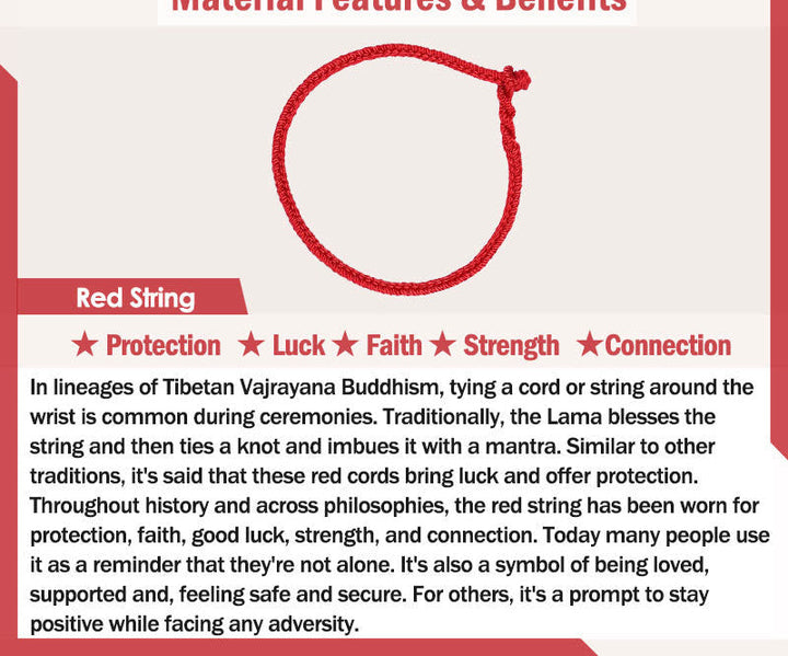 Rotating Windmill Red Cord Bracelet – product view 6
