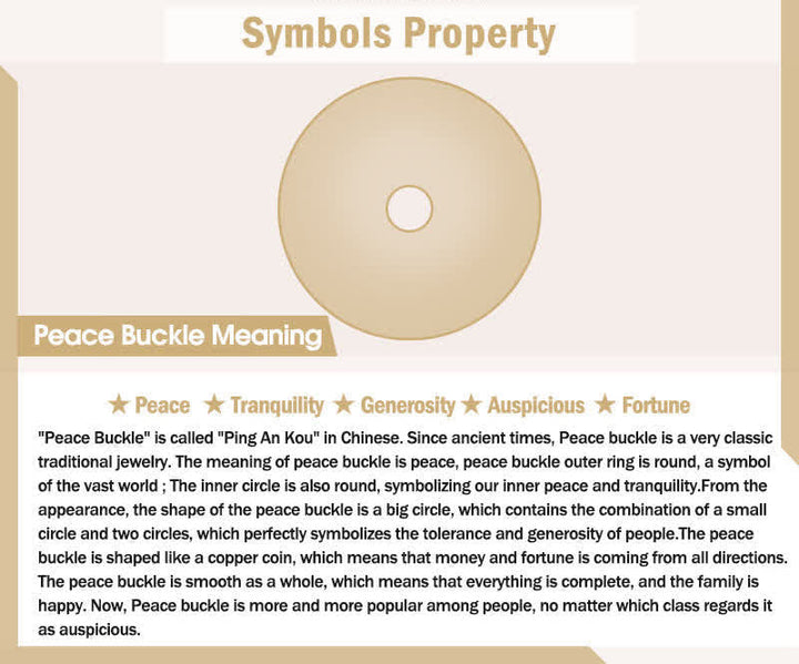 Cyan Jade Peace Buckle Pendant Necklace – product view 7