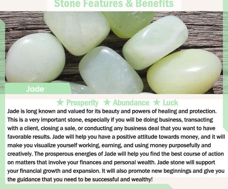 Round Green Jade Pendant Necklace – product view 6