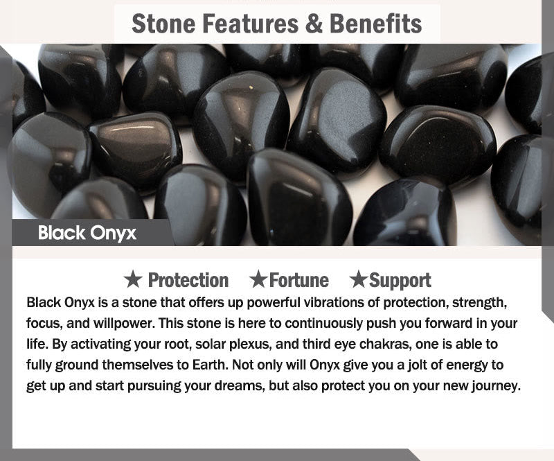 Lava Rock & Black Onyx Yin Yang Bracelet – product view 8