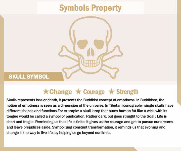 Resin Cat Skull Symbol Bracelet – product view 7