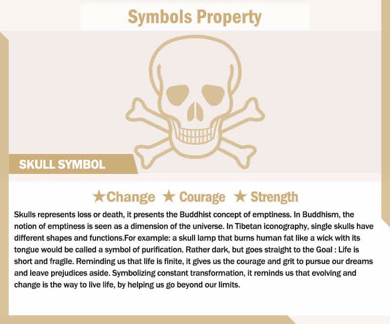 Hand-Carved Tibetan Bone Skull Bracelet – product view 7