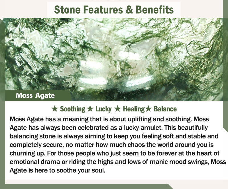 Moss Agate 108-Bead Multi-Wrap Mala Bracelet – product view 7