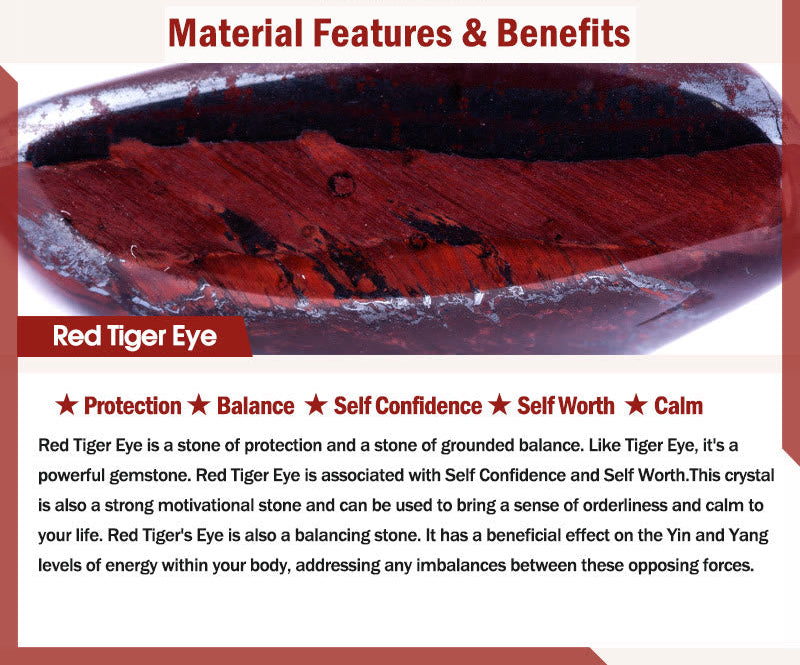 Colorful Tiger Eye 108-Bead Mala Bracelet – product view 10