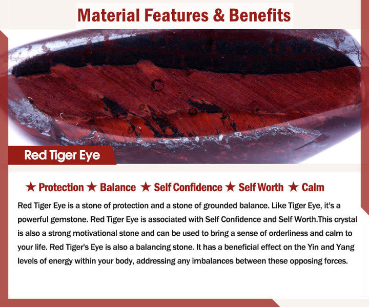 Colorful Tiger Eye 108-Bead Mala Bracelet – product view 10