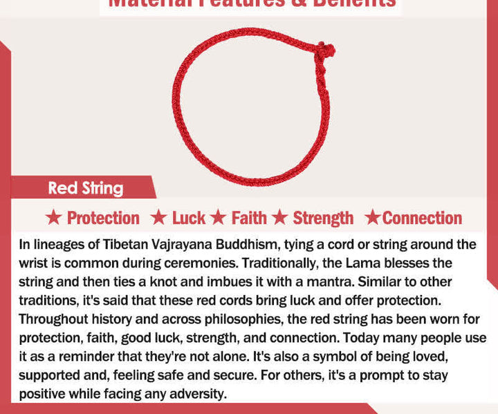 Om Mani Padme Hum & Fu Character Braided Bracelet — view 18