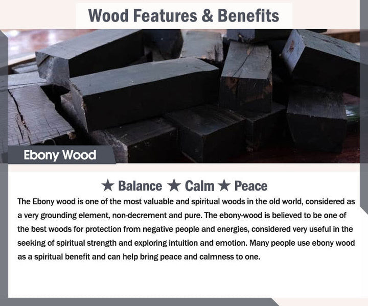 Tibetan ebony wood and copper bracelet — view 7