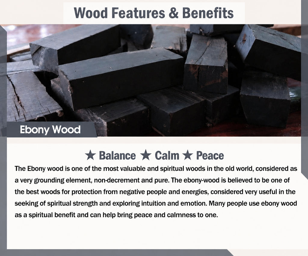 Ebony wood Dzi bead and copper bracelet — view 14