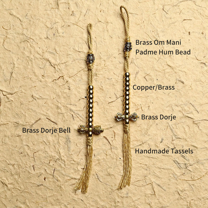 Tibetan Black Onyx Three-Eyed Dzi Beads 108-Bead Mala Bracelet — product view 5