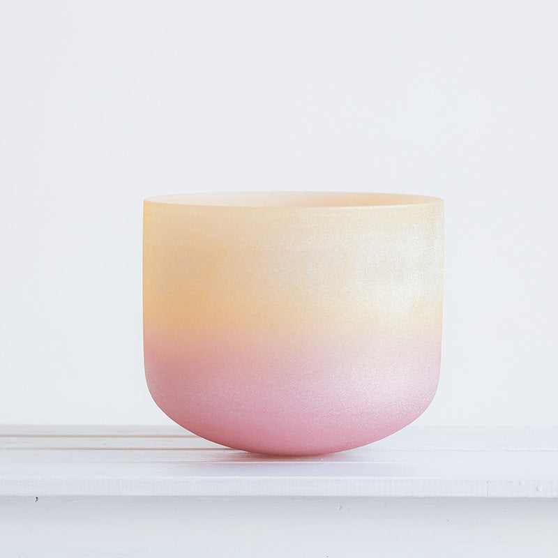 Dyed White Crystal Meditation Singing Bowl — main product view