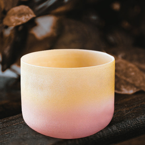 Dyed White Crystal Meditation Singing Bowl — product view 2