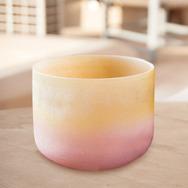 Dyed White Crystal Meditation Singing Bowl — product view 3