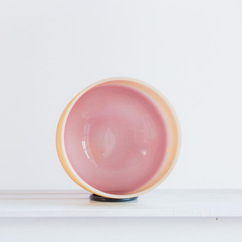 Dyed White Crystal Meditation Singing Bowl — product view 4