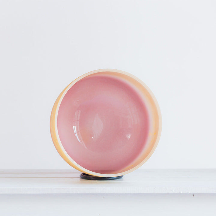 Dyed White Crystal Meditation Singing Bowl — product view 4