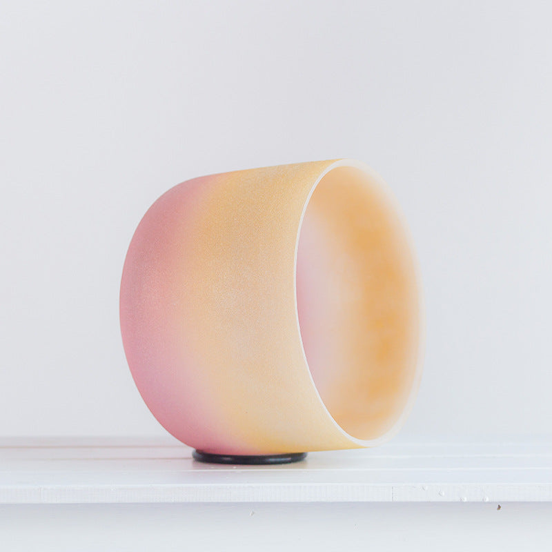 Dyed White Crystal Meditation Singing Bowl — product view 5
