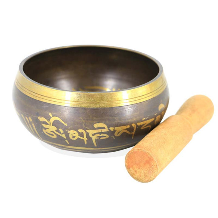 Tibetan Om Mani Padme Hum Copper Singing Bowl — product view 6