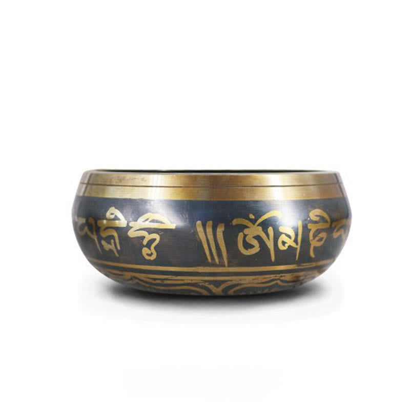 Tibetan Om Mani Padme Hum Copper Singing Bowl — product view 17