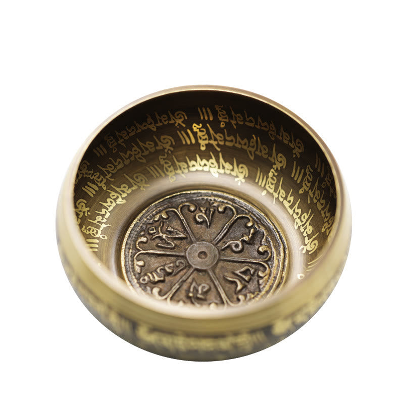 Tibetan Copper Meditation Singing Bowl Set — product view 2