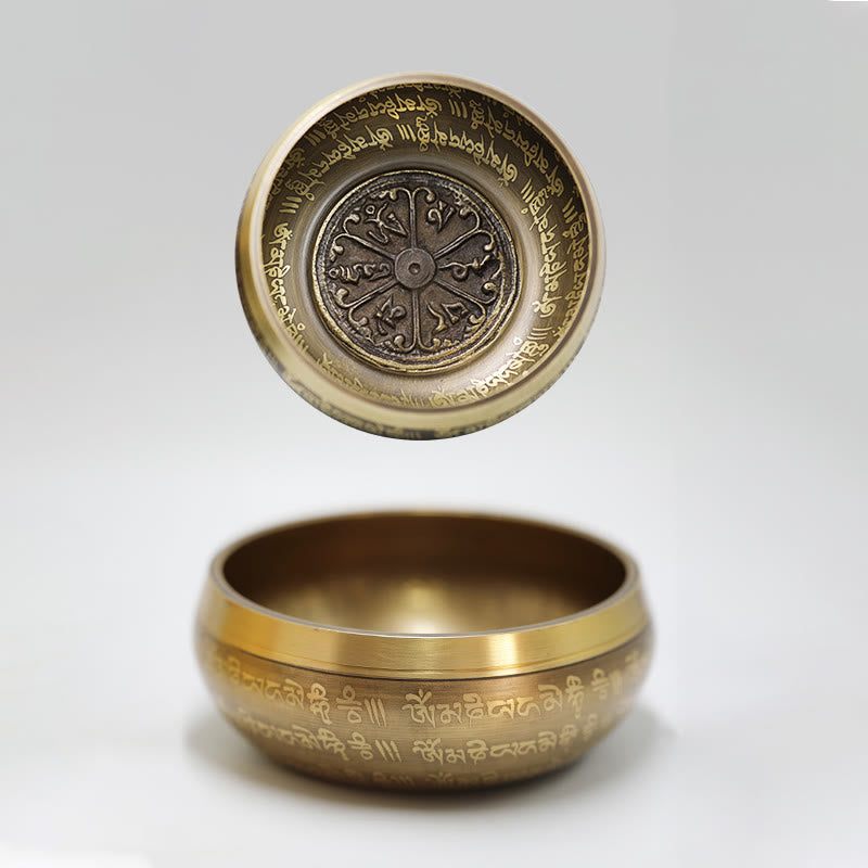 Tibetan Copper Meditation Singing Bowl Set — product view 10