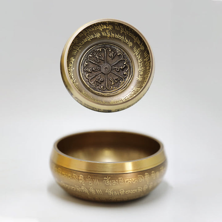 Tibetan Copper Meditation Singing Bowl Set — product view 10