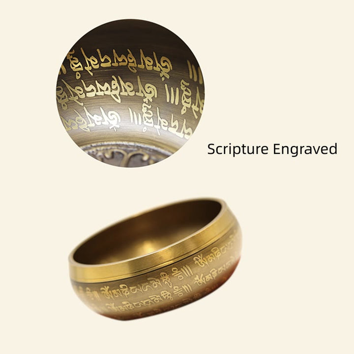 Tibetan Copper Meditation Singing Bowl Set — product view 13