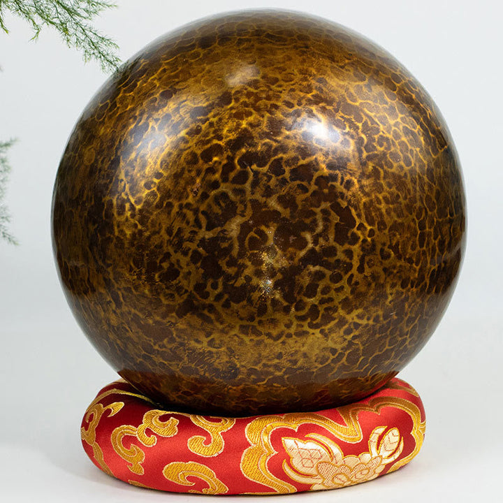 Large Tibetan Copper Singing Bowl Set — product view 7