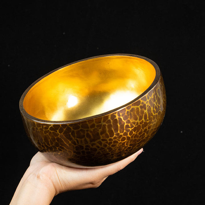 Large Tibetan Copper Singing Bowl Set — product view 8