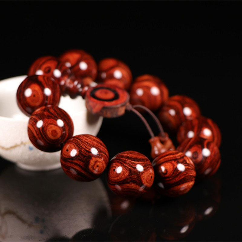 Tibetan Rosewood (Random Type) Mala Bracelet — product view 2