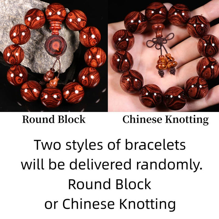 Tibetan Rosewood (Random Type) Mala Bracelet — product view 3