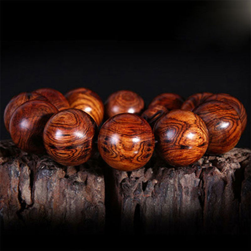 Tibetan Rosewood (Random Type) Mala Bracelet — product view 4