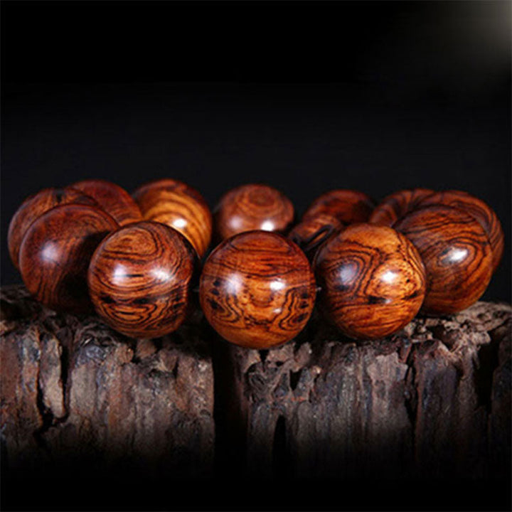 Tibetan Rosewood (Random Type) Mala Bracelet — product view 4