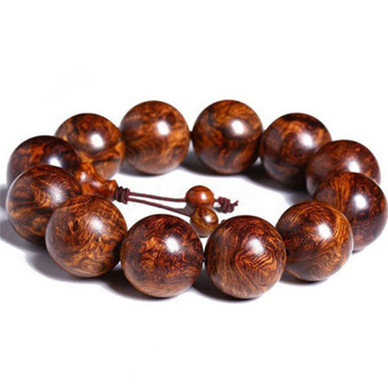 Tibetan Rosewood (Random Type) Mala Bracelet — product view 7