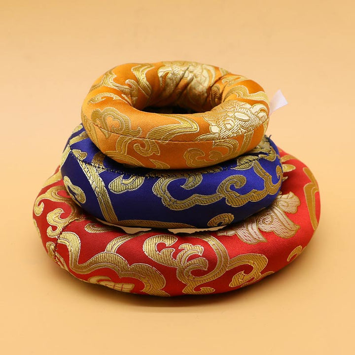 Tibetan Polyester Singing Bowl Cushion — main product view