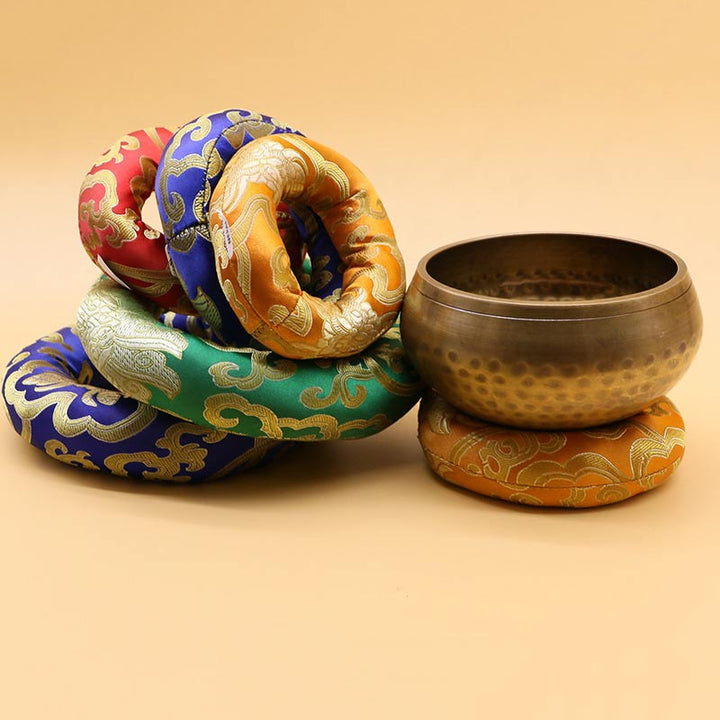 Tibetan Polyester Singing Bowl Cushion — product view 3