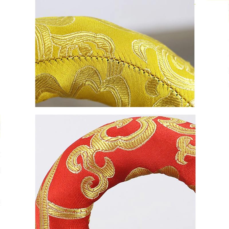 Tibetan Polyester Singing Bowl Cushion — product view 6