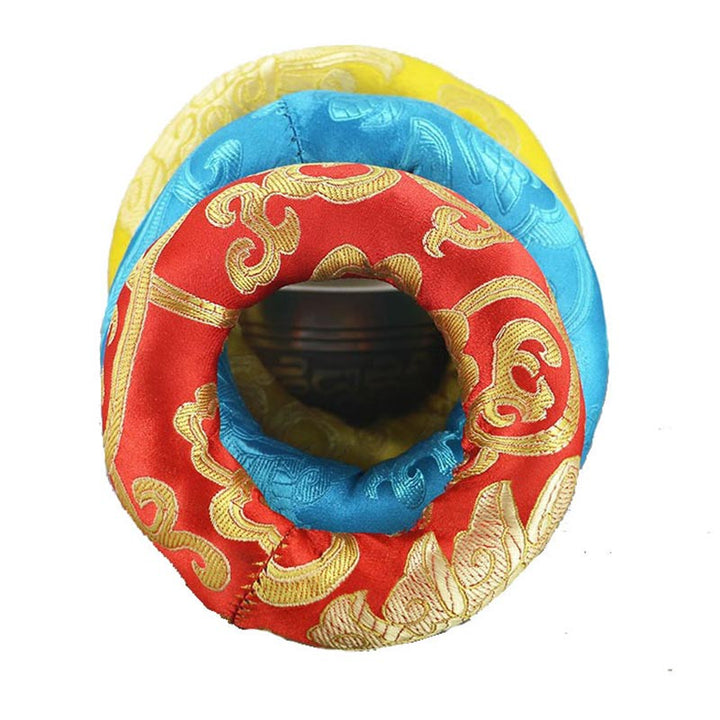 Tibetan Polyester Singing Bowl Cushion — product view 7