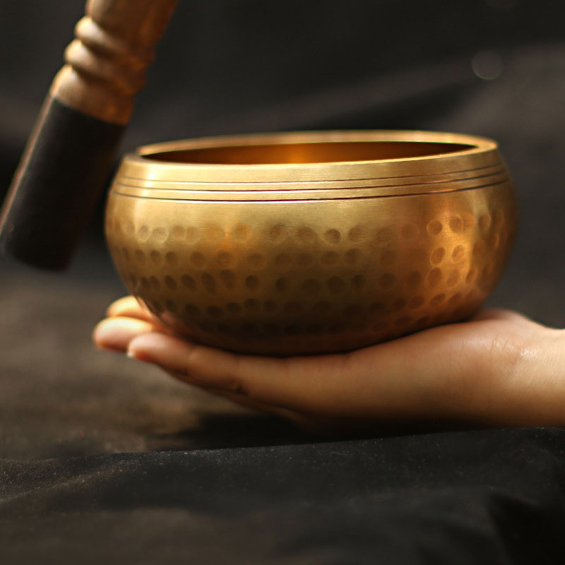 Tibetan Copper Meditation Singing Bowl Set — product view 3