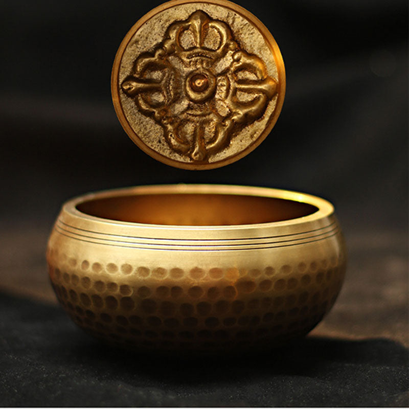 Tibetan Copper Meditation Singing Bowl Set — product view 5