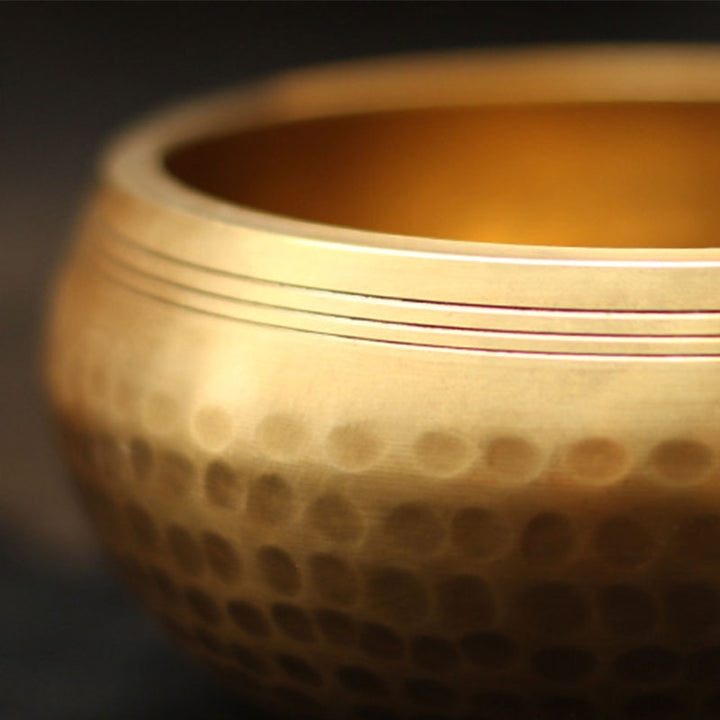 Tibetan Copper Meditation Singing Bowl Set — product view 7