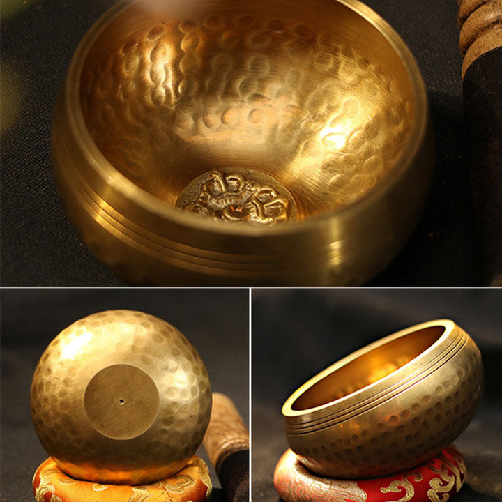 Tibetan Copper Meditation Singing Bowl Set — product view 9