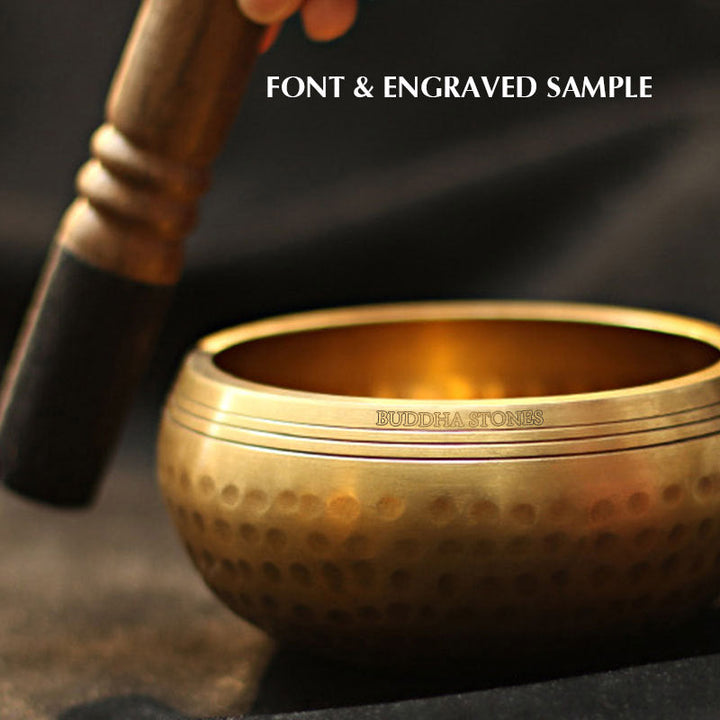 Tibetan Copper Meditation Singing Bowl Set — product view 12