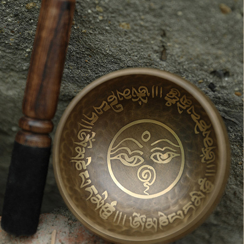 Tibetan Copper Singing Bowl Set — main product view