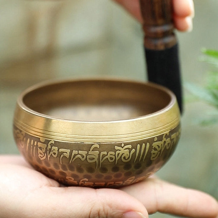 Tibetan Copper Singing Bowl Set — product view 2